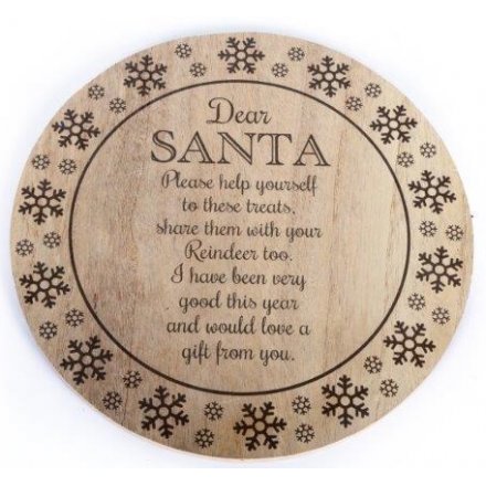 Santa Treat Plate