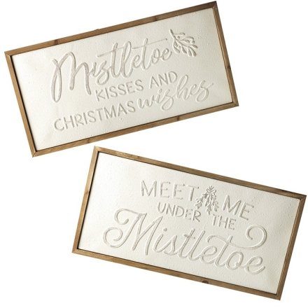 White Christmas Wall Decor